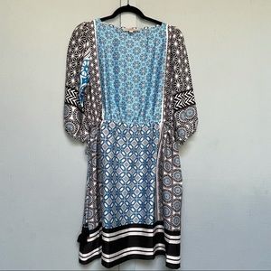 NWOT LOFT Summer Tie-waist Peasant Dress